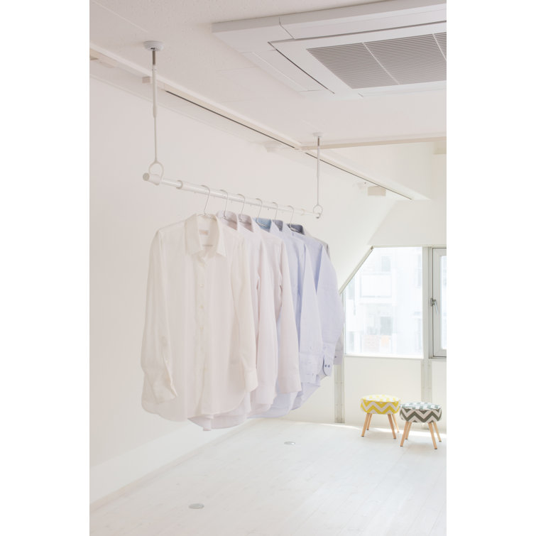 Ceiling clothes discount hanger roof mount